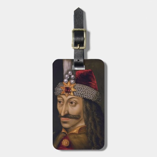 Vlad Tepes: Impaler, Dracula Dragon Prince Voivode Bagagelabel (Voorkant verticaal)