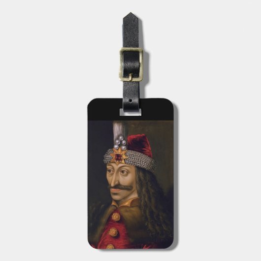 Vlad Tepes: Impaler, Dracula Dragon Prince Voivode Bagagelabel (Voorkant verticaal)