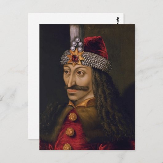 Vlad Tepes: Impaler, Dracula Dragon Prince Voivode Briefkaart (Voorkant / Achterkant)