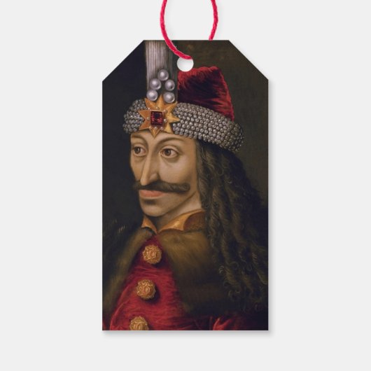 Vlad Tepes: Impaler, Dracula Dragon Prince Voivode Cadeaulabel (Achterkant)