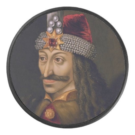 Vlad Tepes: Impaler, Dracula Dragon Prince Voivode Hockey Puck (Voorkant)