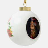 Vlad Tepes: Impaler, Dracula Dragon Prince Voivode Keramische Bal Ornament (Links)