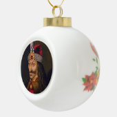 Vlad Tepes: Impaler, Dracula Dragon Prince Voivode Keramische Bal Ornament (Rechts)
