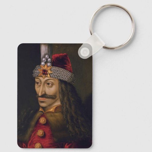 Vlad Tepes: Impaler, Dracula Dragon Prince Voivode Sleutelhanger (Achterkant)
