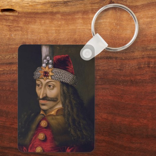 Vlad Tepes: Impaler, Dracula Dragon Prince Voivode Sleutelhanger (Achterkant)