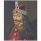 Vlad Tepes: Impaler, Dracula Dragon Prince Voivode Sticker (Voorkant)