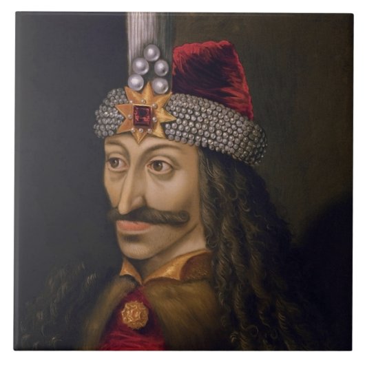 Vlad Tepes: Impaler, Dracula Dragon Prince Voivode Tegeltje (Voorkant)