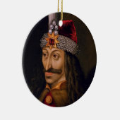 Vlad tepes Impaler Voivode portret Dracula histori Keramisch Ornament (Rechts)