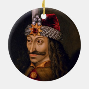 Vlad tepes Impaler Voivode portret Dracula histori Keramisch Ornament