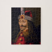 Vlad tepes Impaler Voivode portret Dracula histori Legpuzzel (Verticaal)