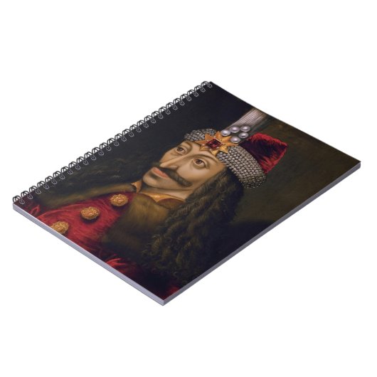 Vlad tepes Impaler Voivode portret Dracula histori Notitieboek (Linkerzijde)