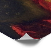 Vlad tepes Impaler Voivode portret Dracula histori Poster (Hoek)