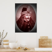 Vlad Ţepeş red Poster (Keuken)