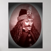 Vlad Ţepeş red Poster (Voorkant)