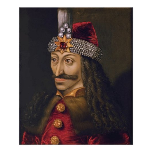 Vlad Tepes: Spiester, Dracula Draak Prins Woiwode Foto Afdruk (Voorkant)