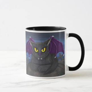 Vlad Vampire Cat Gothic Fantasy Art Mok