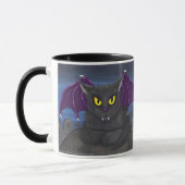 Vlad Vampire Cat Gothic Fantasy Art Mok (Links)