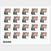 Vlad Vierkante Sticker (Vel)