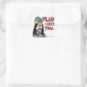 Vlad Vierkante Sticker (Tas)