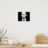 Vladamir Poetin Face Poster (Keuken)