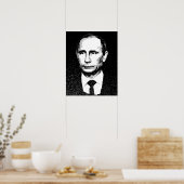Vladamir Poetin Face Poster (Keuken)