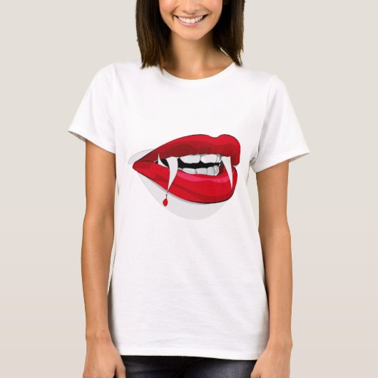 Vladdy Fangs Happy Vampire T-shirt (Voorkant)