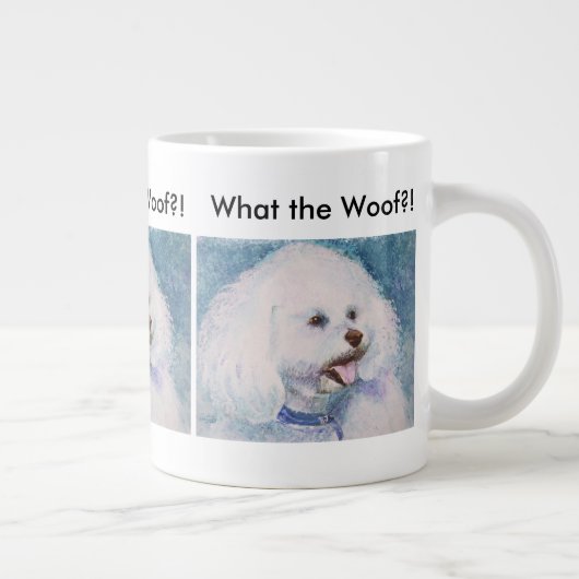 VLADIGE WITTE BICHON FRISE GROTE KOFFIEKOP (Rechts)