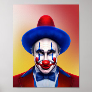 Vladimir de Clown - Doe-het-zelf Poster