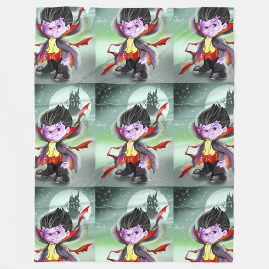 Vladimir de Vampire Blanket Fleece Deken (Voorkant)