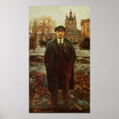 Vladimir Ilyich Lenin te Smolny, c.1925 Poster (Voorkant)