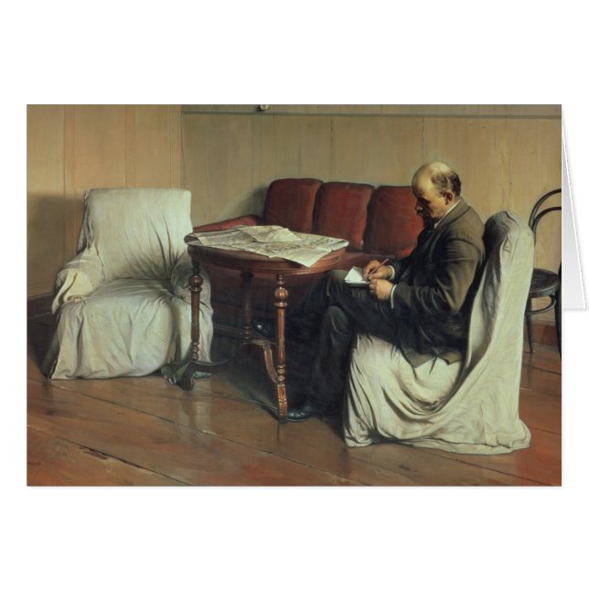 Vladimir Lenin bij Smolny, 1930 (Voorkant Horizontaal)