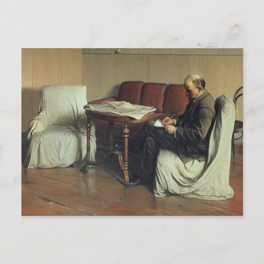 Vladimir Lenin bij Smolny, 1930 Briefkaart (Voorkant)