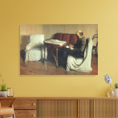Vladimir Lenin bij Smolny, 1930 Canvas Afdruk (Insitu (Woonkamer))