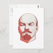 Vladimir Lenin Briefkaart (Voorkant / Achterkant)