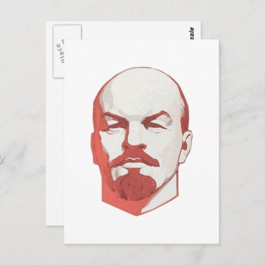 Vladimir Lenin Briefkaart (Voorkant / Achterkant)