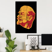 vladimir lenin ccccp portret poster (Thuiskantoor)