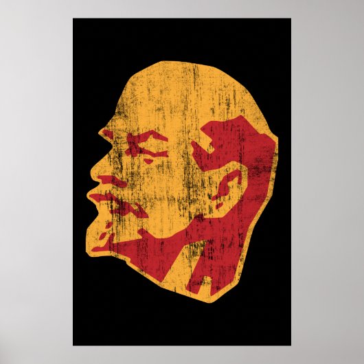 vladimir lenin ccccp portret poster (Voorkant)