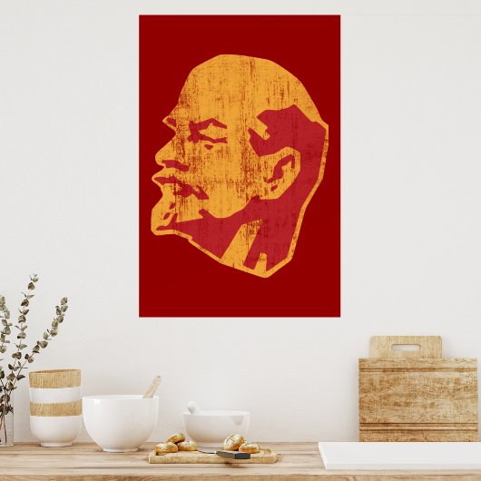 vladimir lenin ccccp portret poster (Keuken)