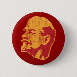 vladimir lenin ccccp portret ronde button 5,7 cm