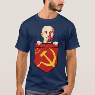 Vladimir Lenin communisme borstzak T-shirt
