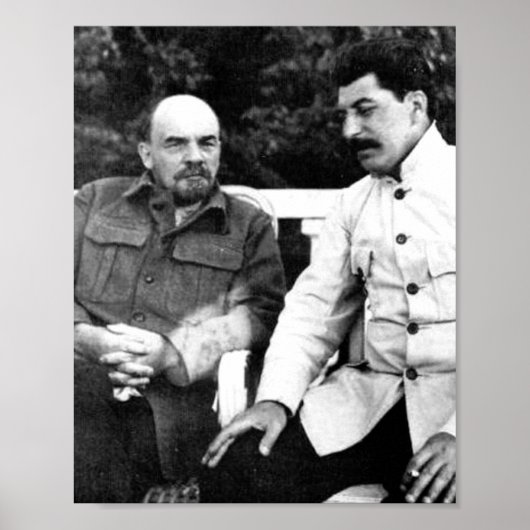Vladimir Lenin en Joseph Stalin Poster (Voorkant)