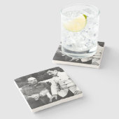 Vladimir Lenin en Joseph Stalin Stenen Onderzetter (Zijkant)