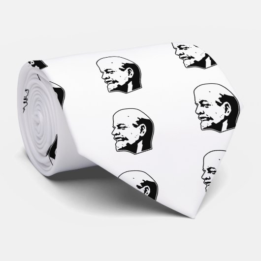 Vladimir Lenin Face Stropdas (Opgerold)