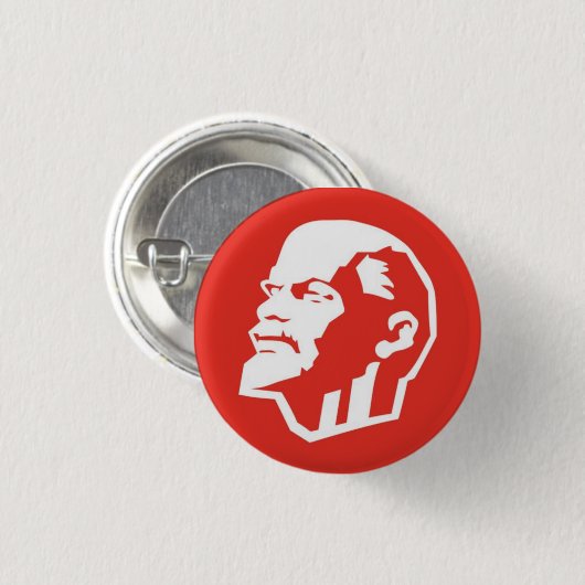Vladimir Lenin Head Pin Badge Ronde Button 3,2 Cm (Voorkant /achterkant)