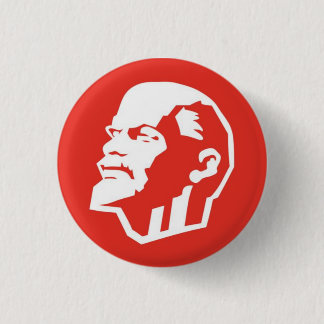 Vladimir Lenin Head Pin Badge Ronde Button 3,2 Cm