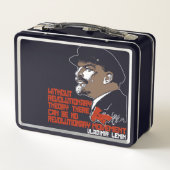VLADIMIR LENIN Metal Lunch Box (Achterkant)