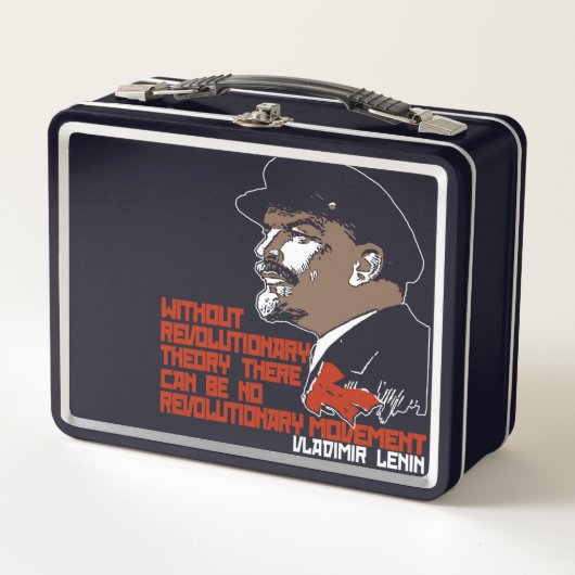 VLADIMIR LENIN Metal Lunch Box (Voorkant)