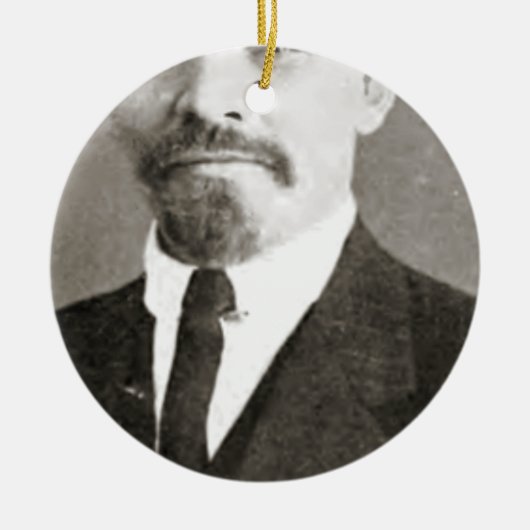 Vladimir Lenin Portrait Keramisch Ornament (Voorkant)