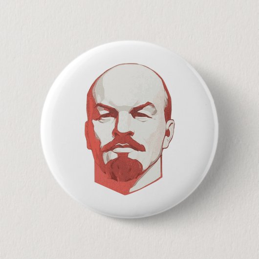 Vladimir Lenin Ronde Button 5,7 Cm (Voorkant)