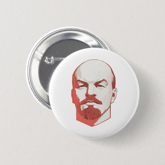 Vladimir Lenin Ronde Button 5,7 Cm (Voorkant /achterkant)